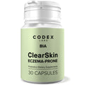 Codex Labs BIA Eczema Probiotic – 30 Capsules | Synbiotic for Eczema-Prone Skin with Clinically Proven Probiotics & Prebiotic Blueberry | Gut-Skin Barrier & Immune Support | 30-Day Supply