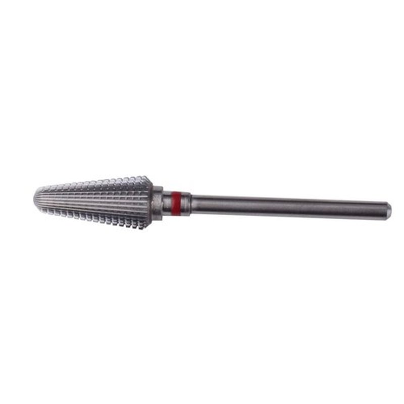 MZCMSL Tornado Carbide Nail Drill Bit - Fast Remove Acrylic or Hard Gel,Professional 3/32 Shank efile Bit for Nail Drill(Silver,Medium)