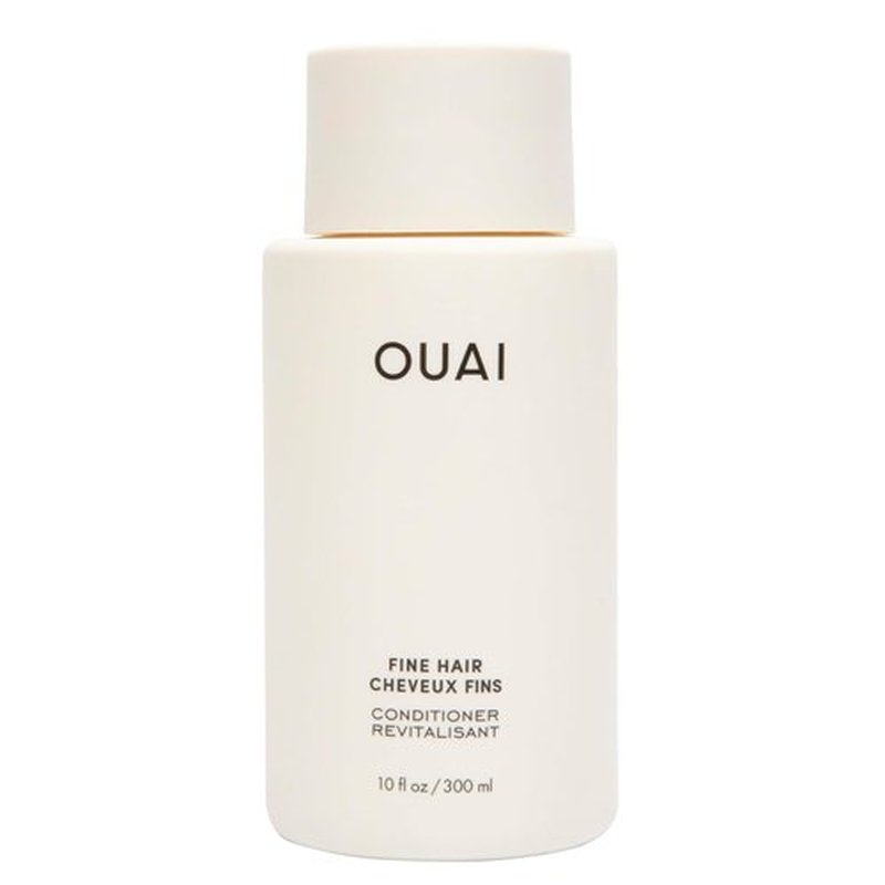 OUAI Fine Hair Conditioner - Volumizing Formula with Keratin & Biotin - Softens & Adds Bounce - 10 Oz