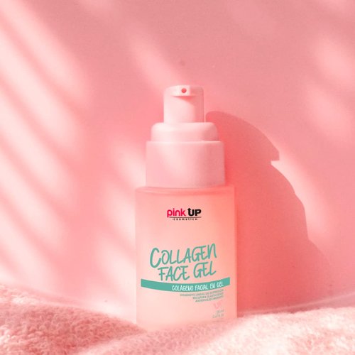 PINK UP Collagen Face Gel | Collagen Serum For Face | Reduces expression lines | Firms facial skin | Dalays the sings of aging | Maximum hydration | Model PKS09