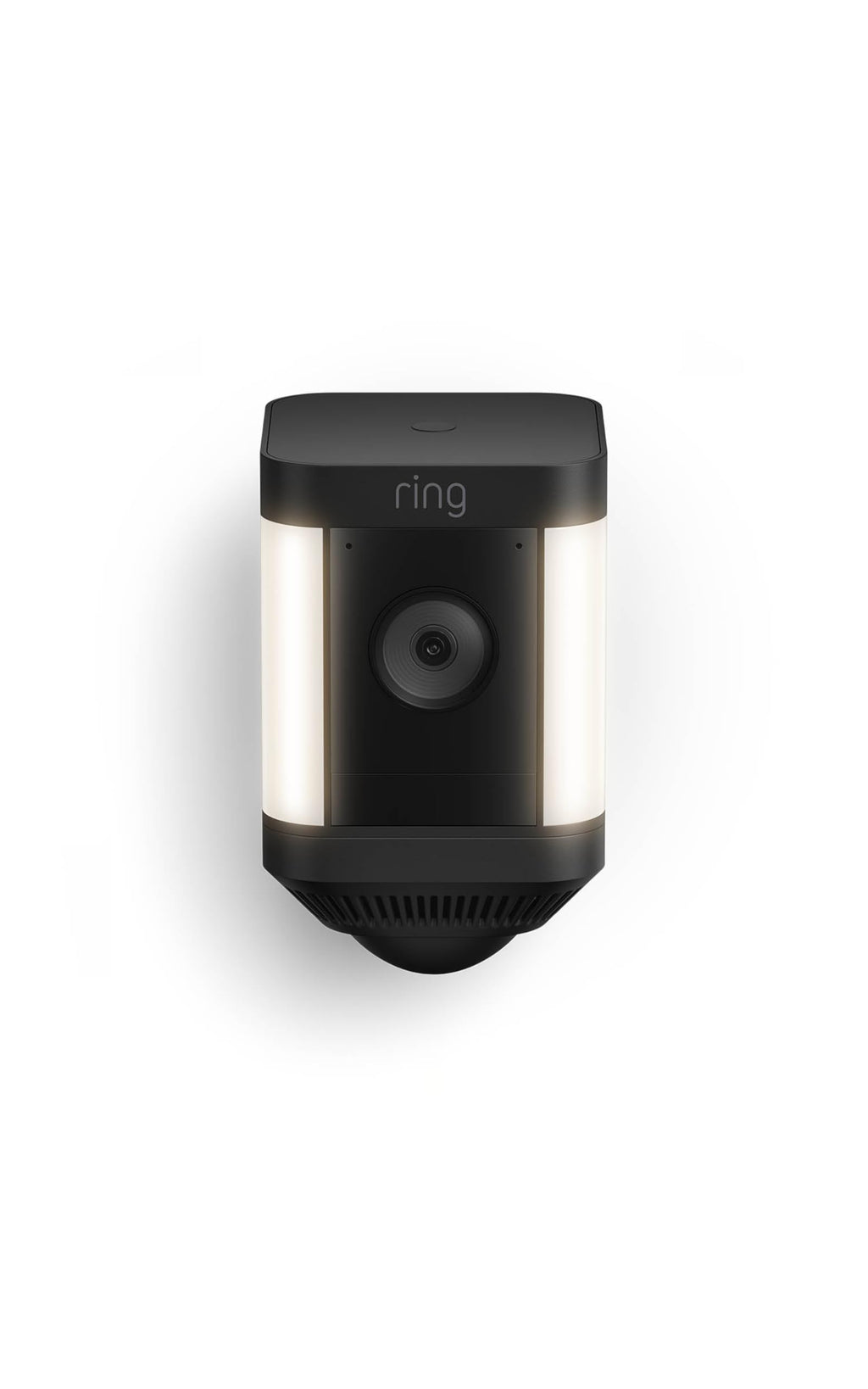 Ring Spotlight Cam Plus, Battery, Home or business security with HD video, Two-Way Talk, Color Night Vision, and Security Siren, Black