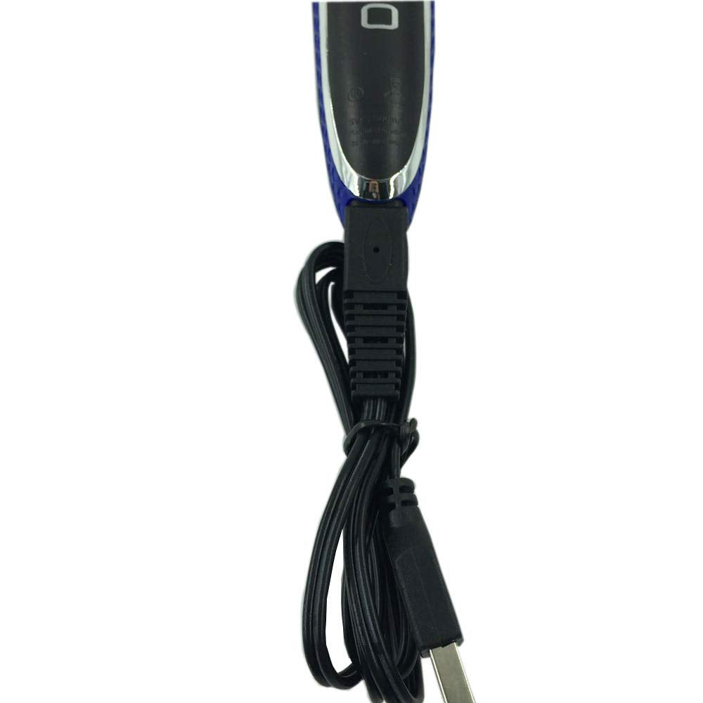 Electric Shaver Charge for SOLO Rechargeable Full Body Hair Trimmer Shaver and Groomer Replacement Charge Line 5V USB Shaver Power Cord (Charger+2 Cleaning Brushes)