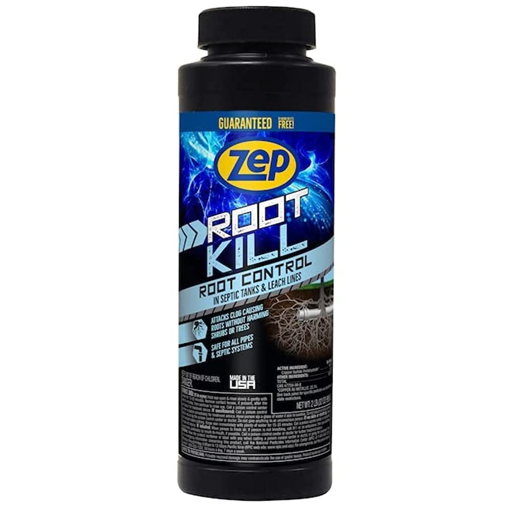 Zep Root Kill - 2 Lbs (Case of 4) ZROOT24 - Root Control in Septic Tanks and Leach Lines