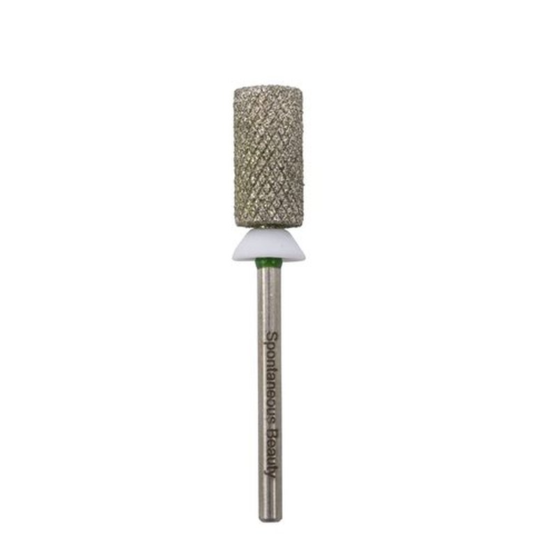 Spontaneous Beauty Premium Carbide Diamond/Diamond Nail Drill Bit, Special Edition Cross Cut 3/32" Shank (Large Barrel - Coarse Grit)
