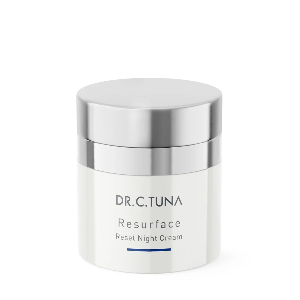 FARMASi Dr. C. Tuna Resurface Reset Night Cream, Face Moisturizer Lotion, Revitalizing & Firming Anti-Wrinkle for All Skin Types Anti Aging Cream, Skin Care for Face & Neck Retinol Cream 1.7 Fl Oz
