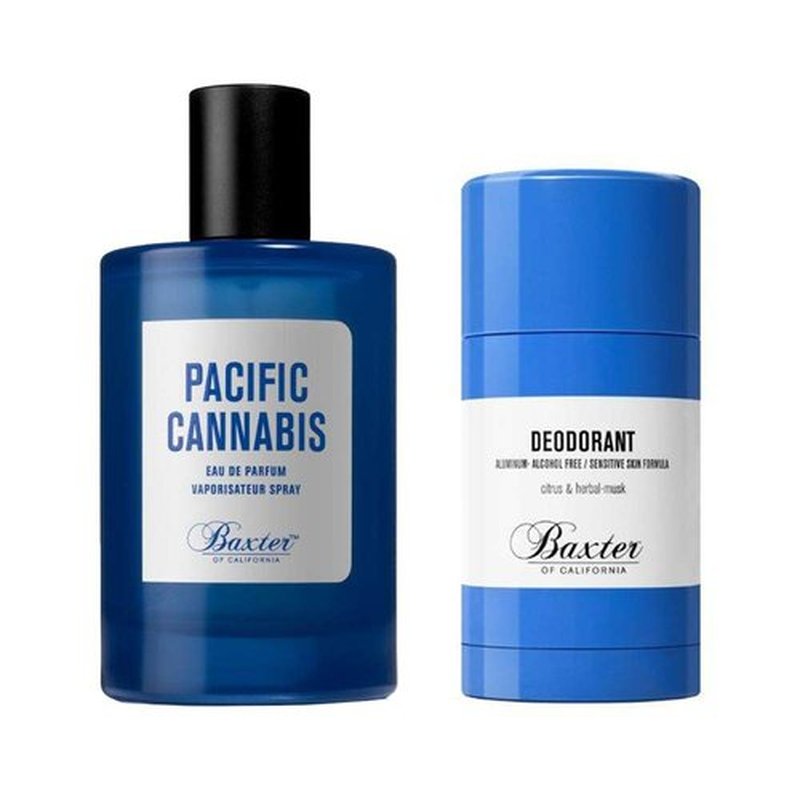 Baxter of California Deodorant & Pacific Cannabis Eau De Parfum Set for Men | 2.65 oz | Limited Edition Holiday Gift