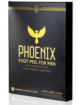 (Pack of 2) Phoenix Foot Peel for Men - Extra Large - Extra Strength - Exfoliating Dry Feet Treatment - Callus Remover - Unscented - Paraben and Fragrance Free