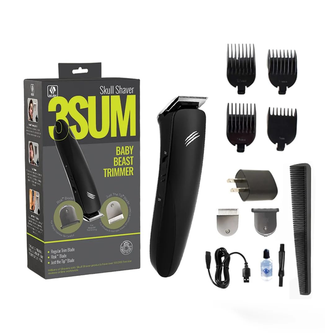 Skull Shaver Baby Beast Trimmer 3SUM – The Powerful, Precise & Cordless Trimmer for All-in-One Styling