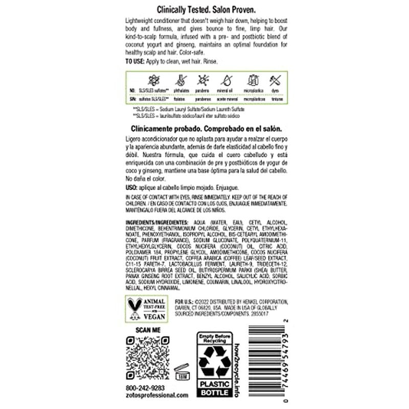Biotera Ultra Thick & Full Volumizing Conditioner | Fine or Limp Hair | Microbiome Friendly | Vegan & Animal Test Free | Paraben Free | Color-Safe | 32 Fl Oz