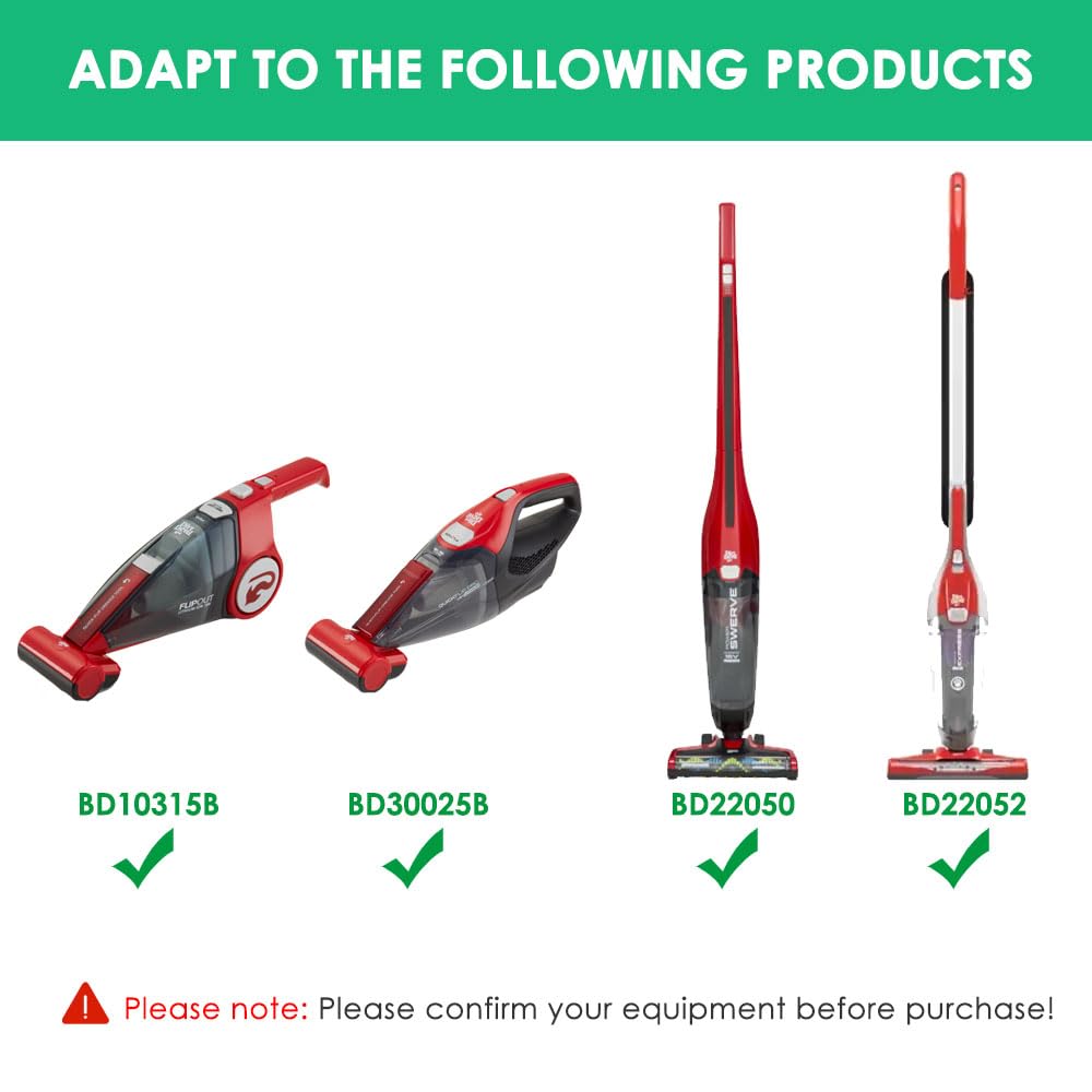 Mrgru Vacuum Cleaner Replacement Charger for 440008693 Compatible with Dirt Devil Vacuum Cleaner BD10315B BD30025BFD BD22052 BD30025B BD10310 Power Adapter Supply