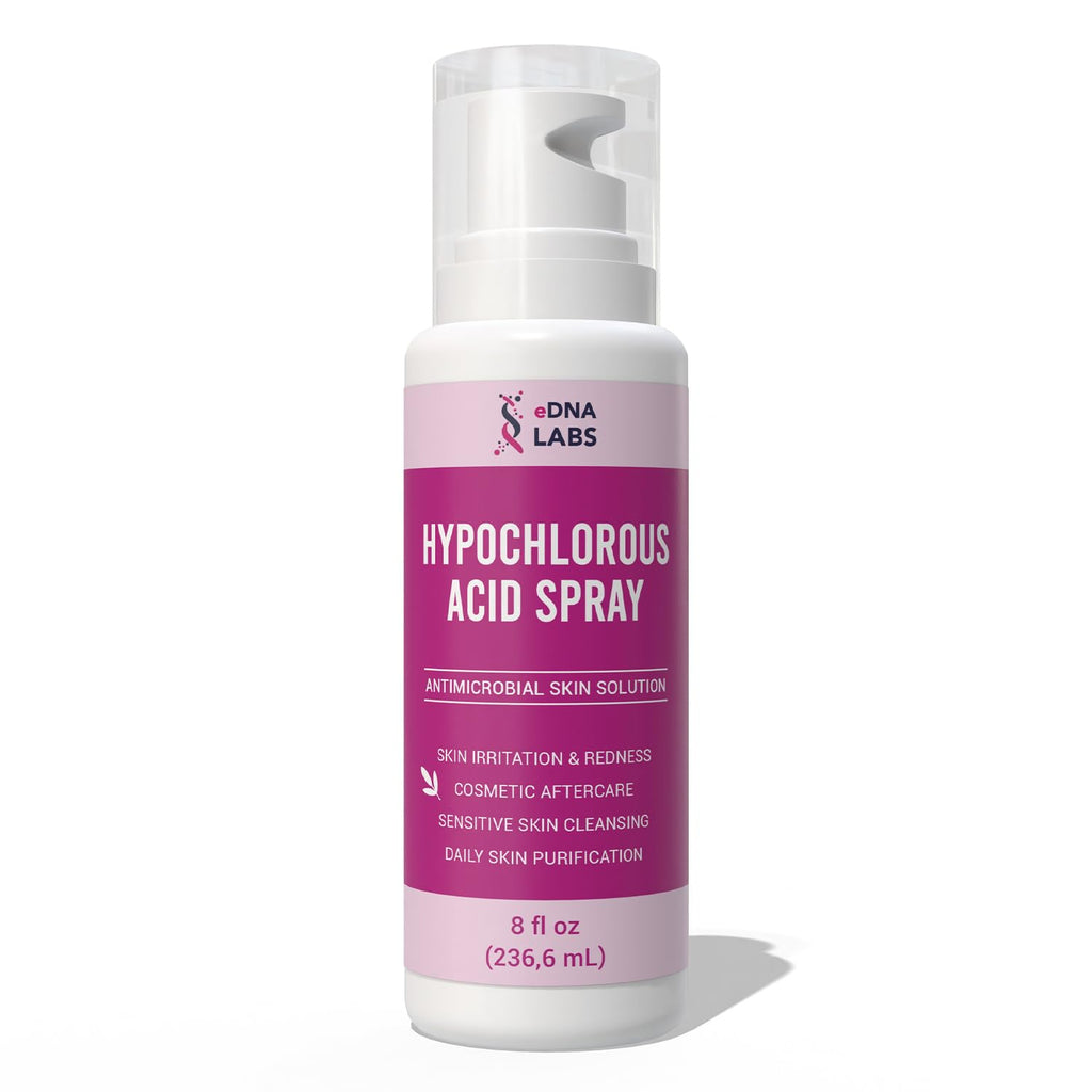 EDNA Labs Hypochlorous Acid Spray for Face & Skin | 8 oz, Facial Spray Daily Skin Solution, Made in USA