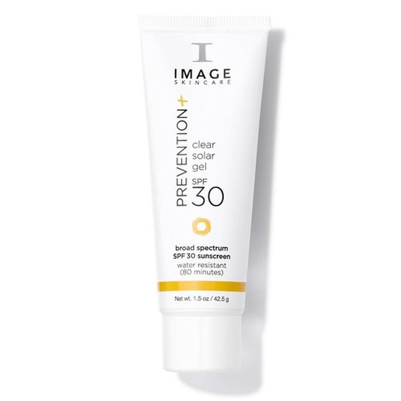 IMAGE Skincare Clear Solar Gel SPF 30 Sunscreen - Broad Spectrum, Weightless Finish, Travel Size 1.5 oz