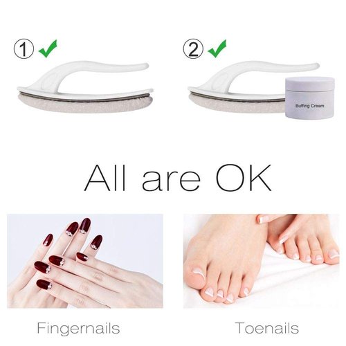 Best Washable Nano Glass Nail File with Case and Chamois Buffer for Nail Wax Cream beUakso Premium Upgrade Nail Buffer and Shine Kit For Natural and Acrylic Nail Files and Buffers with Flower Box