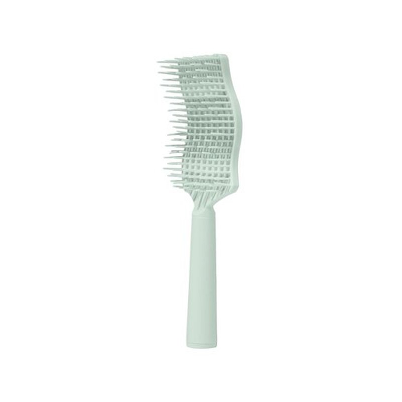 Mane Wets Get It On Hair Brush - Detangling Wet Brush for All Hair Types - Helps Evenly Distribute Styling & Treatment Products - Made with Bendable Bristles to Prevent Tugging or Pulling (1 Count)