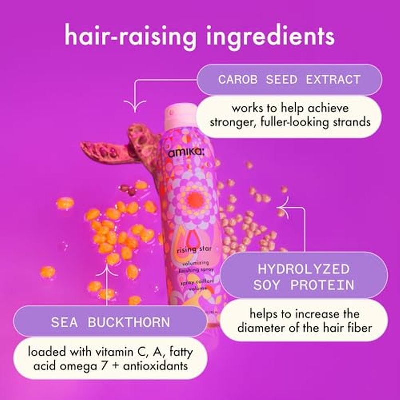 amika rising star volumizing finishing spray, 1.8oz