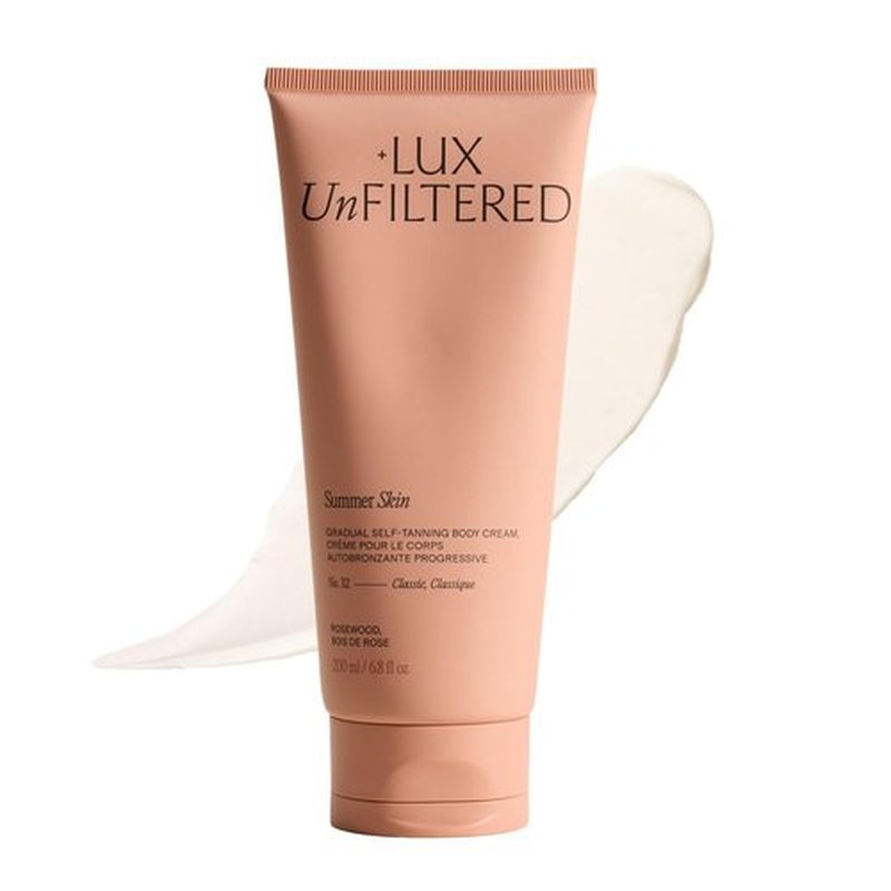 Lux Unfiltered N°32 Gradual Self Tanner - Hydrating Lotion with Shea Butter & Squalane | Non-Sticky, Natural-Looking Rosewood