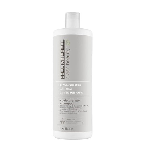 Paul Mitchell Clean Beauty Scalp Therapy Shampoo - Gently Cleanses & Refreshes All Hair Types | Ideal for Dry, Oily & Sensitive Scalps