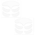 WY LIGHTING LEVEL 10 Pcs Forehead Wrinkles Patches Reusable Wrinkle Patches Wrinkle Remover Mask Silicone Face Tape Smooth Fine Lines Wrinkles for Women Facial Beauty Skincare