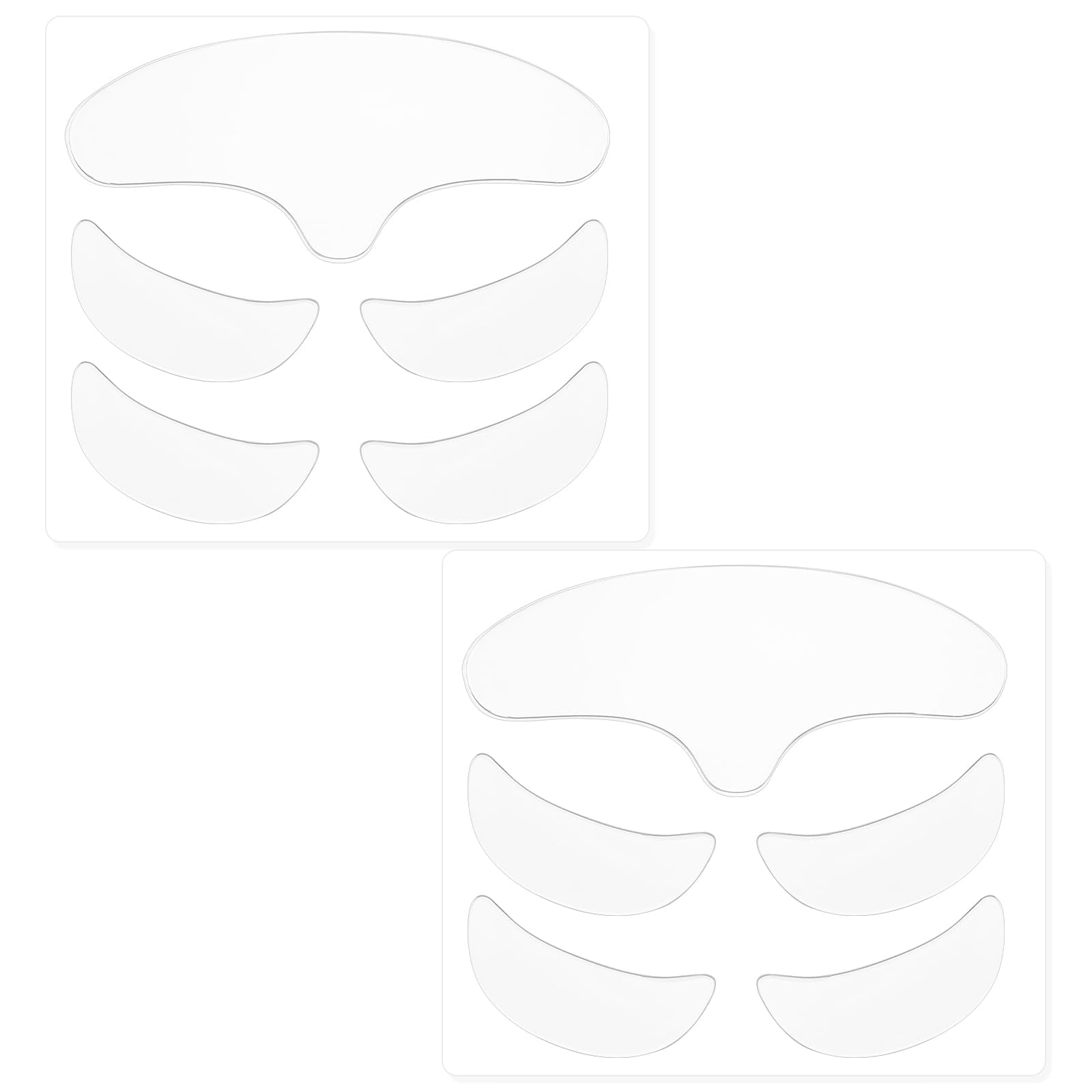 WY LIGHTING LEVEL 10 Pcs Forehead Wrinkles Patches Reusable Wrinkle Patches Wrinkle Remover Mask Silicone Face Tape Smooth Fine Lines Wrinkles for Women Facial Beauty Skincare