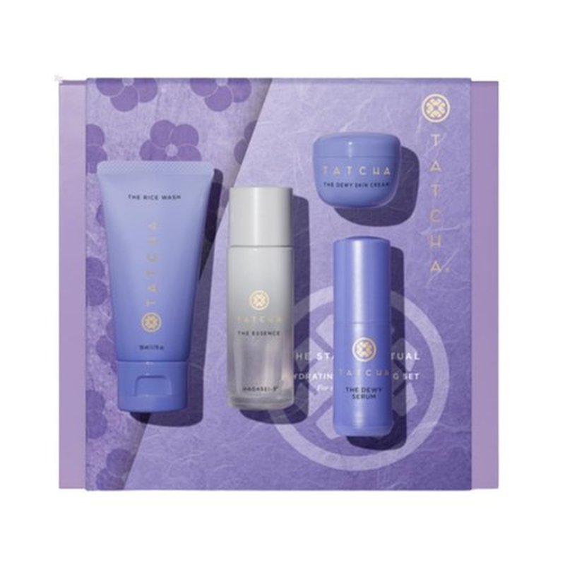 Tatcha The Starter Ritual Set - Ultra Hydrating Skincare for Dry Skin | 2-Week Introductory Kit | $102 Value