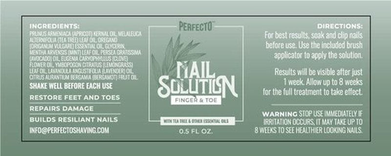 Perfecto Toenail Treatment with Tea Tree Oil - Fingernail and Toe Nail Treatment Extra Strength - Nail Repair Foot Nail Treatment - Renews Foot, Yellow & Cracked Nails