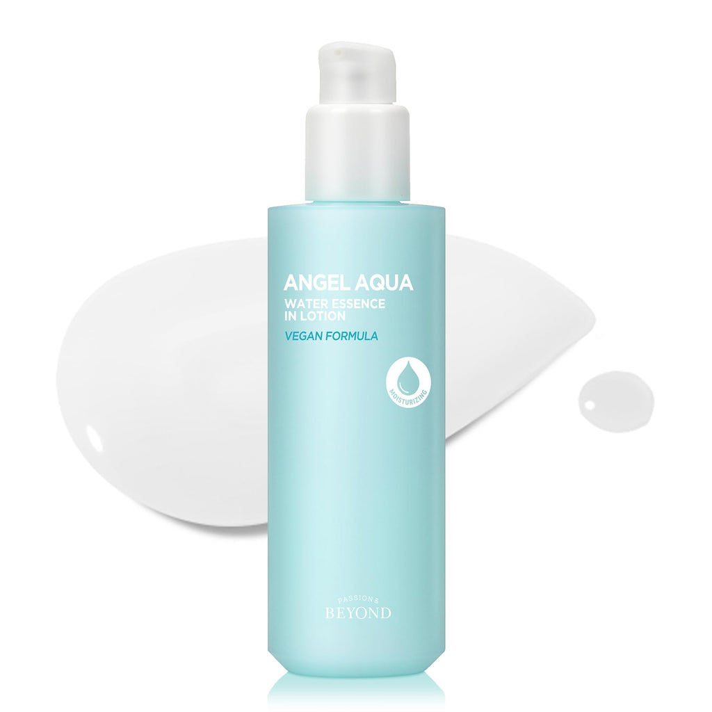 BEYOND Angel Aqua Moisture Lotion (6.8fl oz) - Lightweight, Non-Sticky Moisturizer for Sensitive Skin. Vegan Formula Korean Skin Care Cream. Chervil, Hyaluronic Acid.