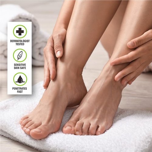 Adamia Therapeutic Foot Cream - Repairing Formula with Pure Macadamia Oil, 4 Oz | Fragrance-Free & Paraben-Free