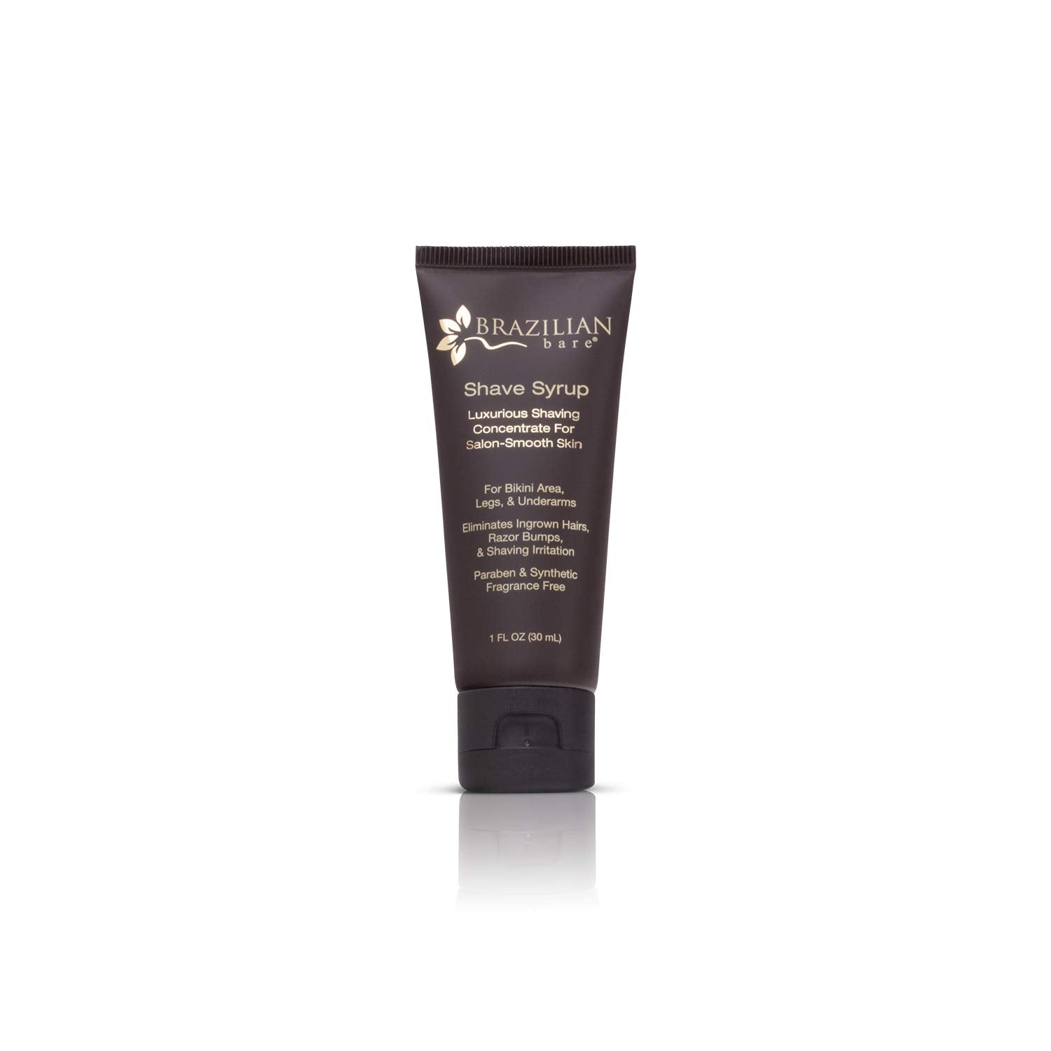 Brazilian Bare Brazilian Bare Shave Syrup Travel Size, Vanilla, 1 Fl Ounce