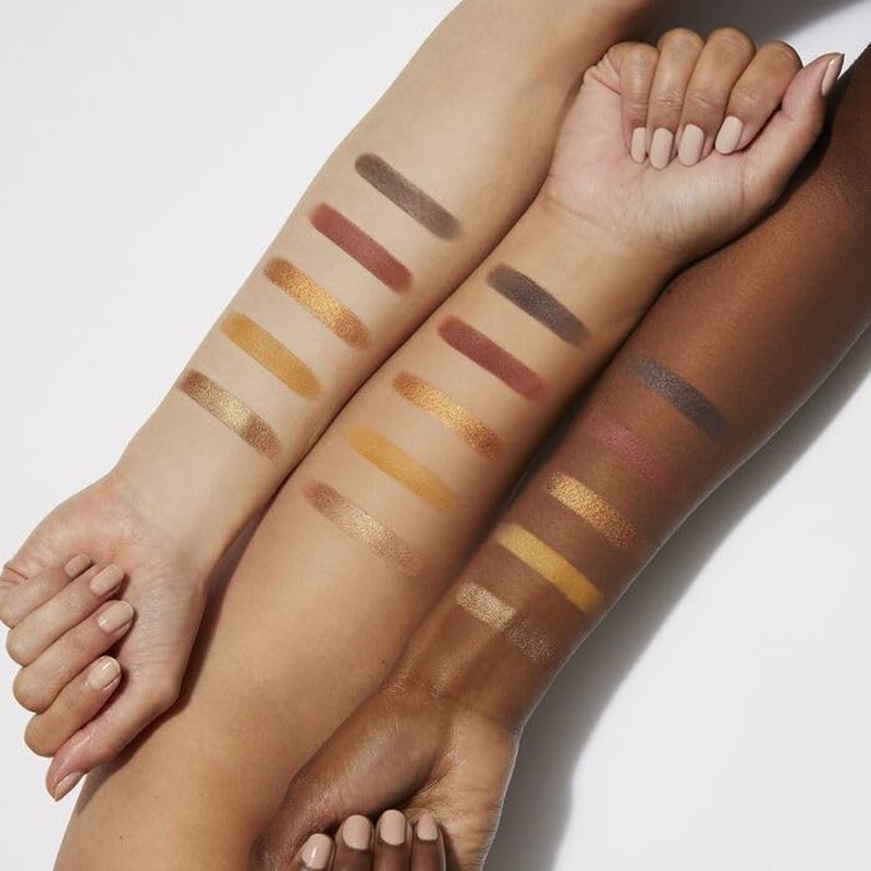 Well People Power Palette Eyeshadow - Five Long-Wear, Hyper-Pigmented Shades | Vegan & Cruelty-Free, Sepia