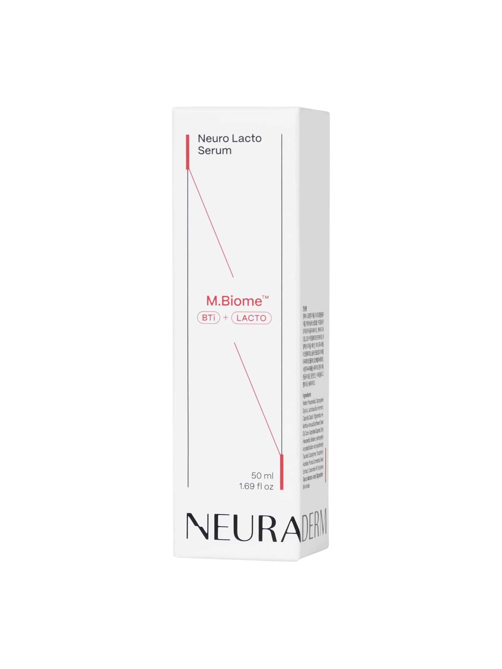 NEURADERM Neuro Lacto Serum | Advanced Anti-Aging Formula with Peptide & Probiotic Complex | Clinically Clean, Non-Irritating for Sensitive Skin | 1.69 fl. oz