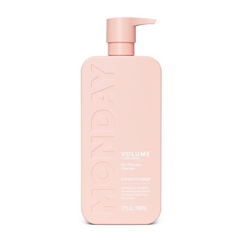 MONDAY Haircare VOLUME Conditioner - Hydrolyzed Collagen & Coconut Oil for Fine Hair | 798 mL