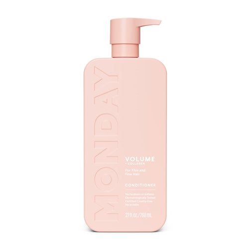 MONDAY Haircare VOLUME Conditioner with Hydrolyzed Collagen, Coconut Oil, Shea Butter & Macadamia Oil for Thin, Fine & Flat Hair 798 mL