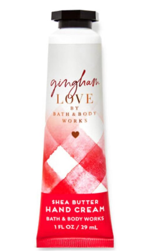 Bath & Body Works Shea Butter Hand Cream Travel Size1.0 Fluid Ounce (Gingham Love)