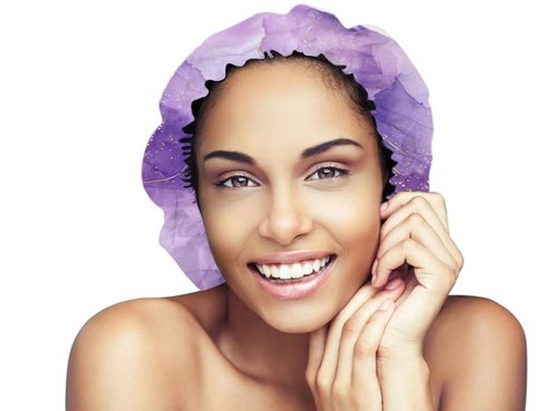 Glow By Daye Satin Bonnet, Double-Layered and Adjustable Satin Sleep Cap, Extra Large, Reversible Crystal Constellation