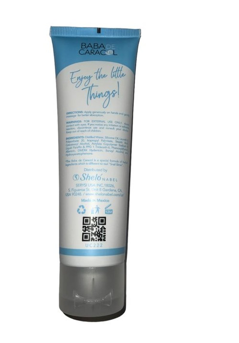 Baba de Caracol Hand Lotion moisturizer/Loción Crema para Manos Sheló NABEL