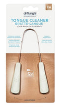 DrTung’s Copper Tongue Scraper - Effective Breath Freshener for Adults & Kids | Comfortable Grip & Travel Case