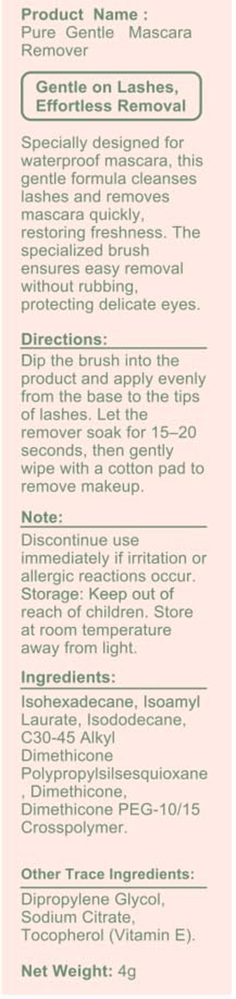 Upgrade Speedy Mascara Remover - Gentle Eye Makeup Remover for Waterproof Mascara & Eyeliner