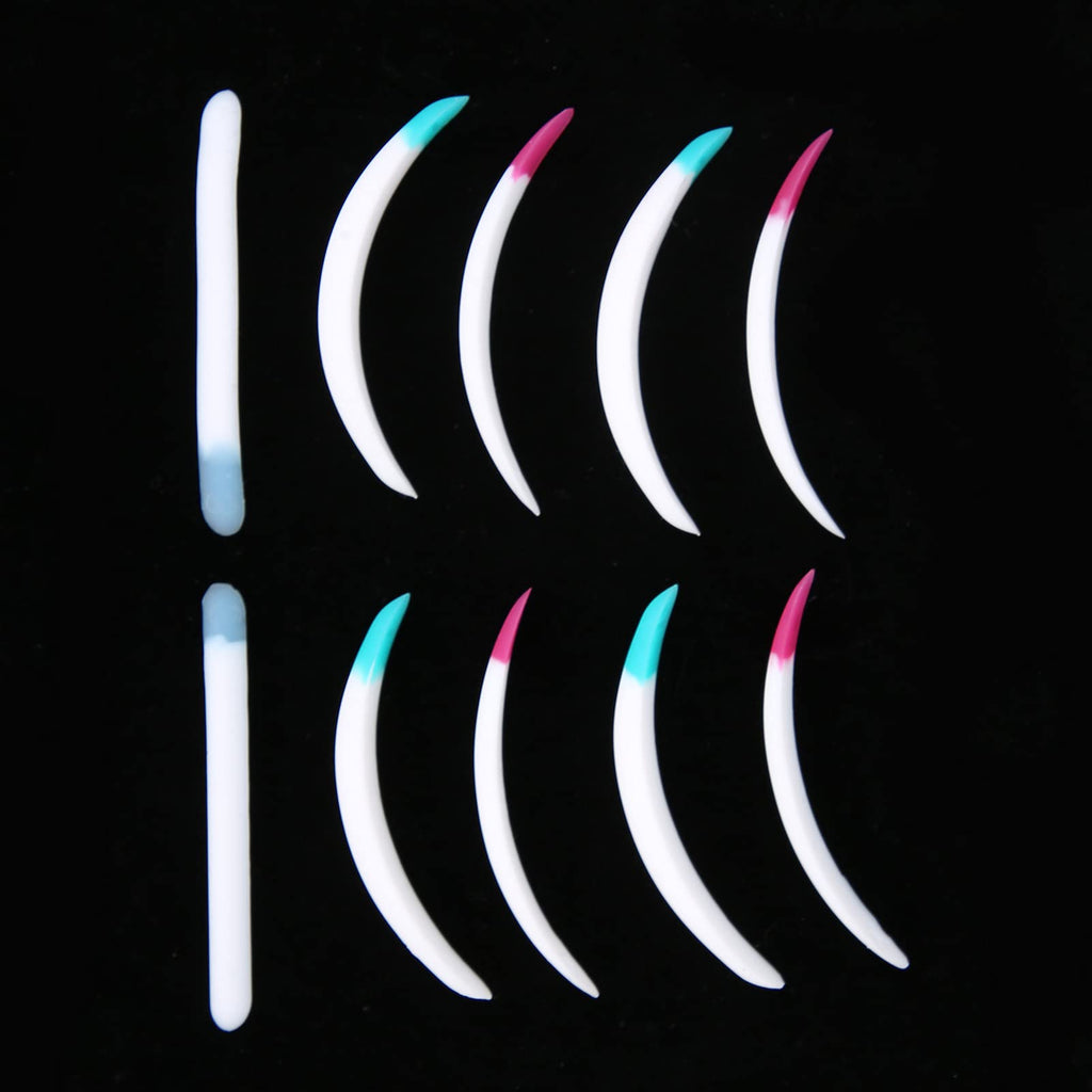 5 Pairs Eyelash Perming Pads Eyelash Perming Curler Pads Kit Silicone Eyelash Perming Pad Eyelashes Pads Soft Eyelashes Curler Tool