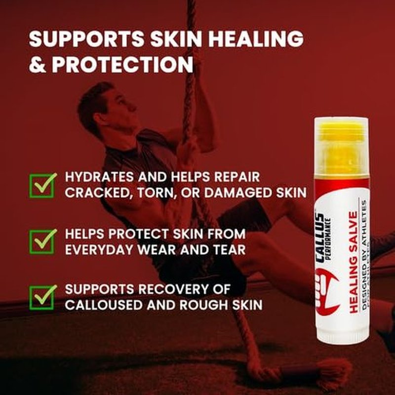 Callus Performance Jumbo Healing Salve | Helps Heal and Moistutrize calllus on Hands - Perfect for: Gymnastics, Weight-Lifting, Cross Training, Gym, Rock Climbers | Moisturize Skin Properly | Mint