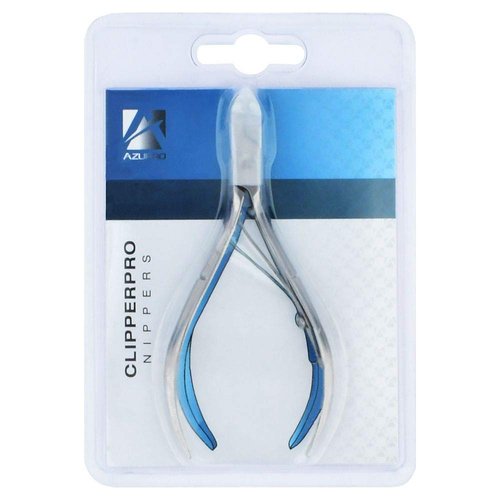 ClipperPro® Stainless Steel Cuticle Nippers - Cuticle Clippers for Nail Care Pedicure Manicure Nail Tools - Full Jaw Cuticle Remover Tool Nail Care, High Precision Blade, Easy Grip