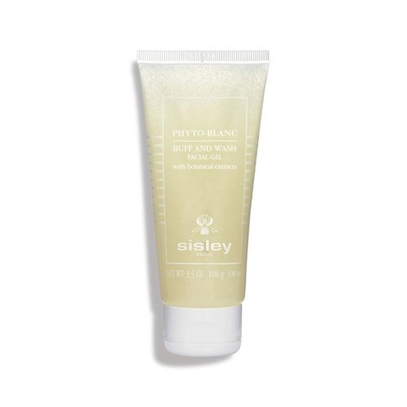 Sisley Paris Phyto-Blanc Buff and Wash Facial Gel - Exfoliating Cleanser for Radiant Skin - 100 mL