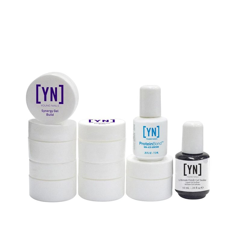 Young Nails Professional Nail Kit - Complete Starter Set for Beginners & Pros | Home Use Essentials
