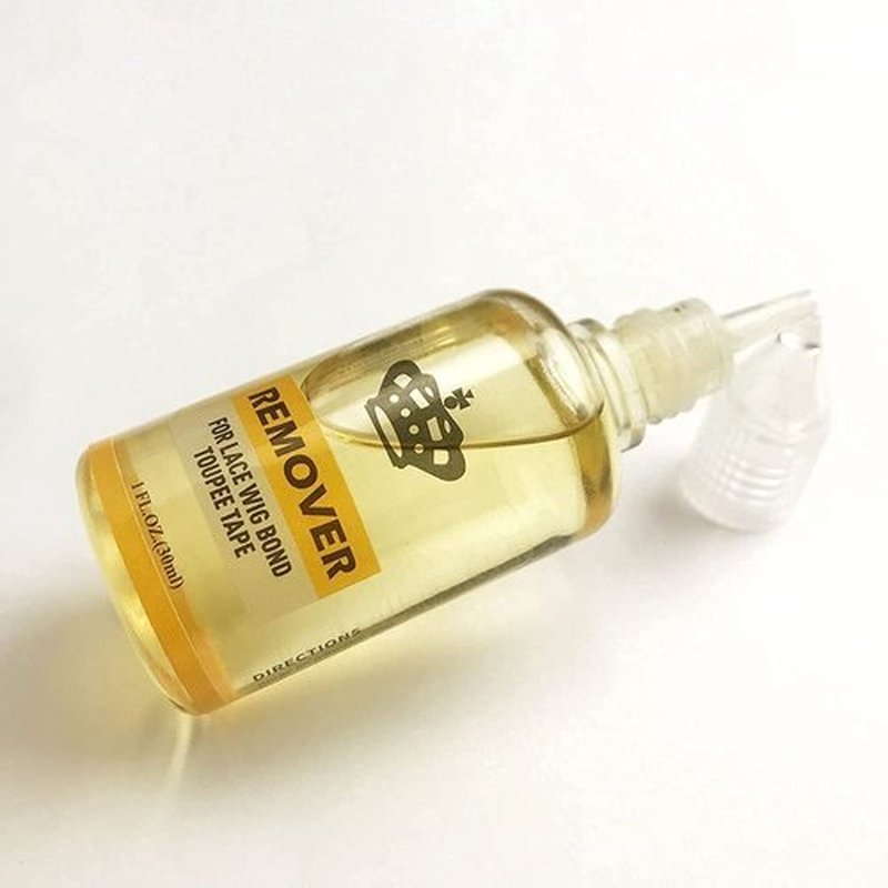 Fast Acting Remover for Tape-in Hair Extensions, Wig Glue, and Double-Sided Extension Tape (One Bottle)