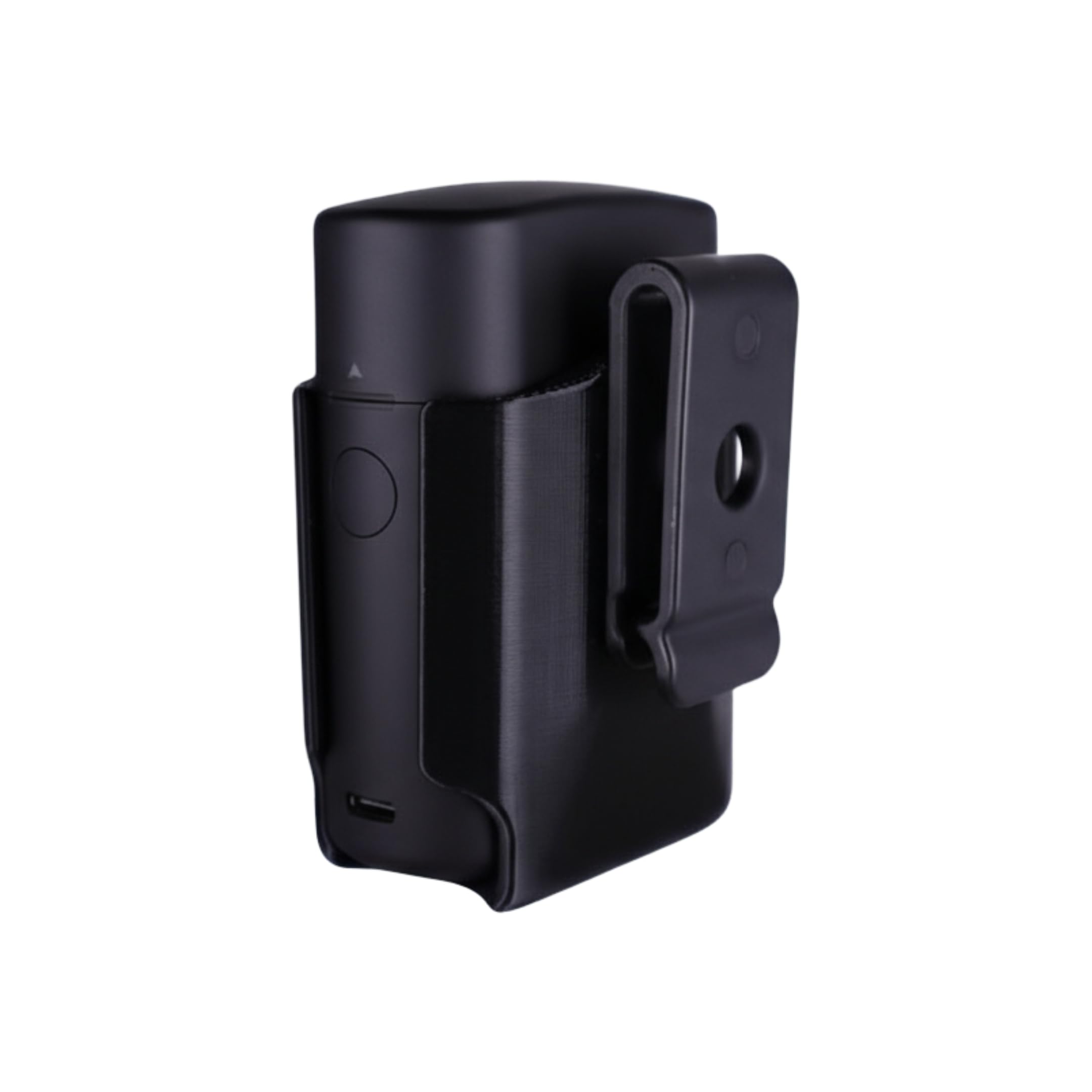 HoldMyGear Belt Clip Flashlight Holder – Compatible with Olight Baton 4 Premium Charging Case (Precision-Fit Belt Mount Holder, Fits Belts 1.5" Wide)