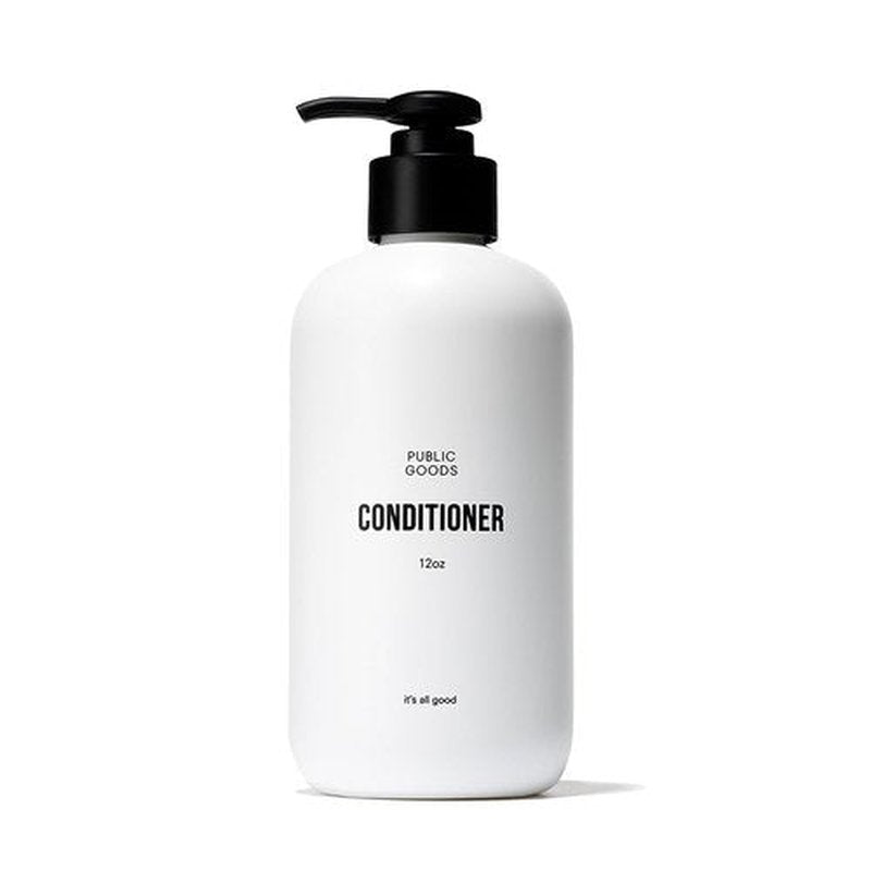 Public Goods Conditioner - Natural Moisturizing Formula for Dry Hair | Organic Essential Oils | 12 Fl Oz