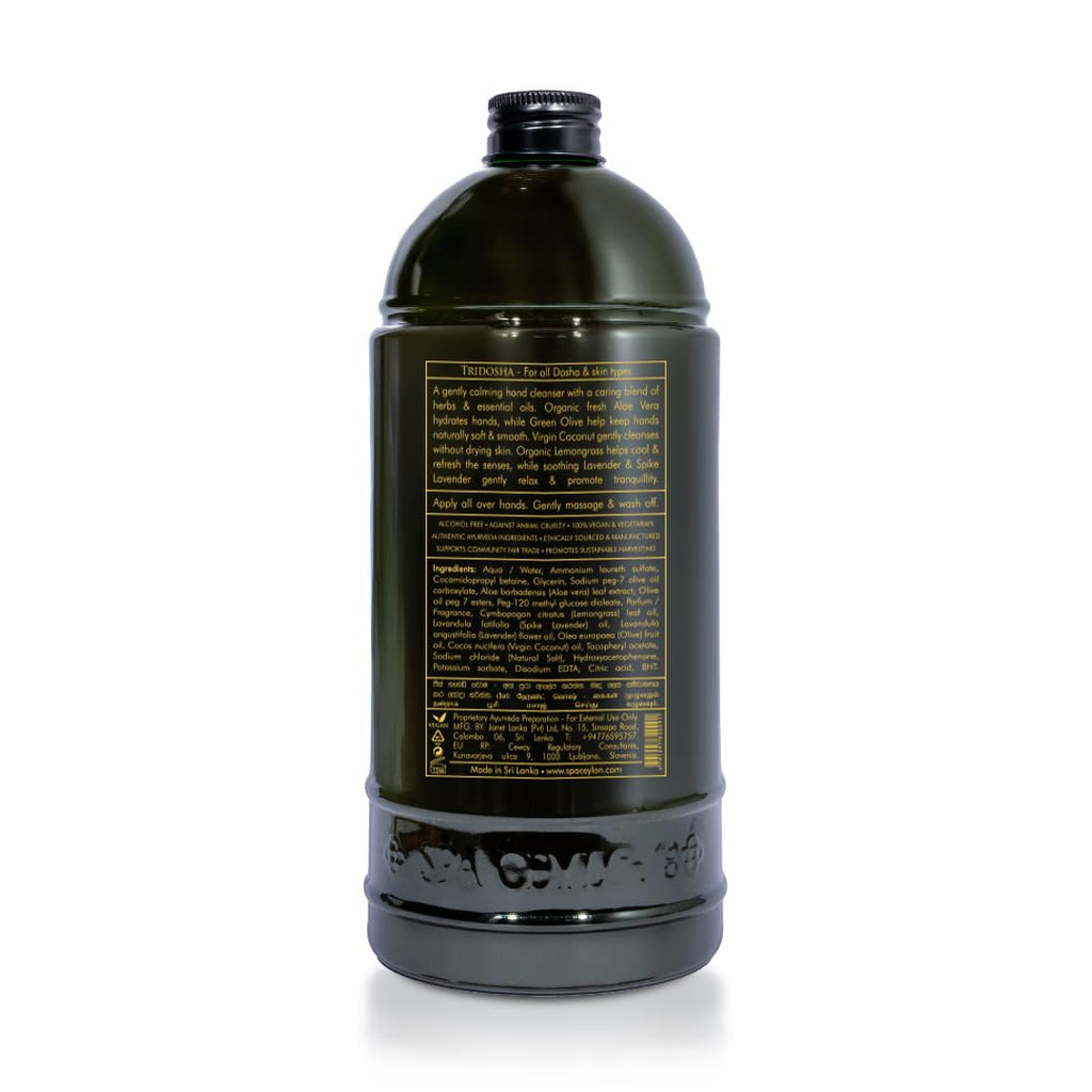 SPA CEYLON Peace Hand Wash | Gentle Hand Wash | Hydrates & Cleanses | Liquid Hand Soap | Aromatic Fragrance of Peppermint, Lemon, Lemongrass | 250ml