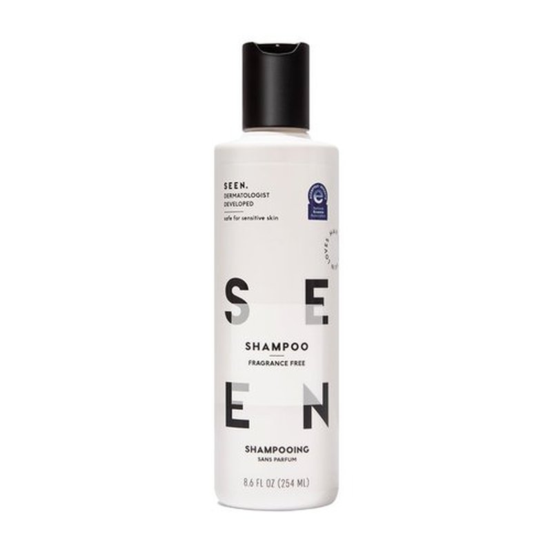 SEEN Shampoo - Fragrance-Free, Non-Comedogenic Formula for Sensitive & Acne-Prone Skin