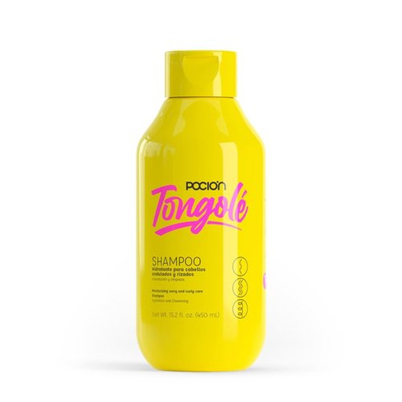 La Pocion Tongolé Shampoo - Nourishing Formula for Wavy & Curly Hair | 15.2 Fl Oz (450 ml)