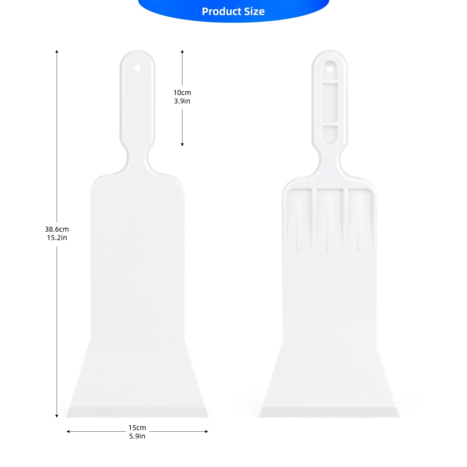 EHDIS Bulldozer Squeegee Flat Glass Window Film Bulldozer Tint Tools Car Front Windows Rear Glass Windshield Snow Frost Ice Removal Tool for Cars Trucks Window