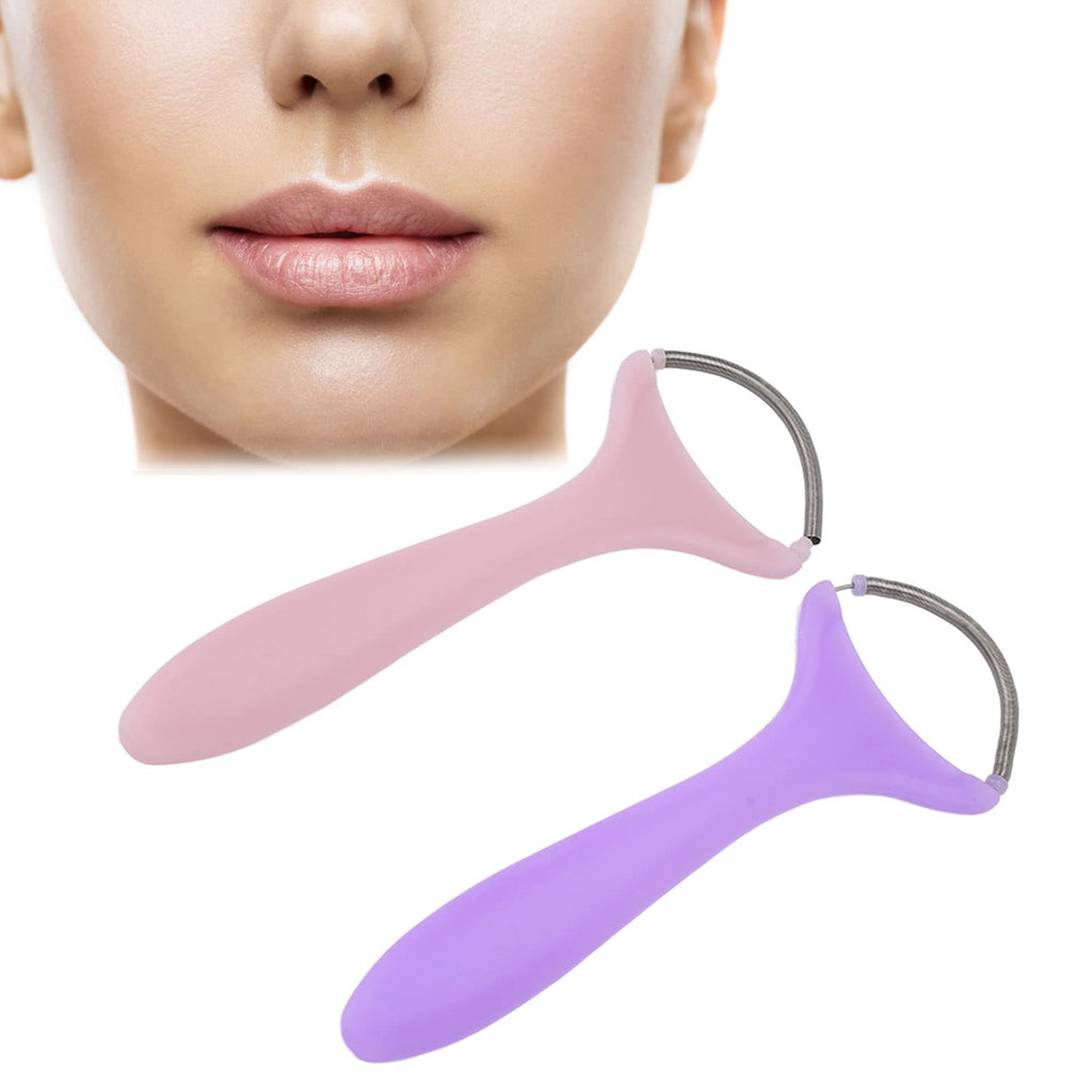 2Pcs Hair Remover Spring Threading Hair Remover, Portable Women Threading Face Epilator, Spring Threading Hair Remover